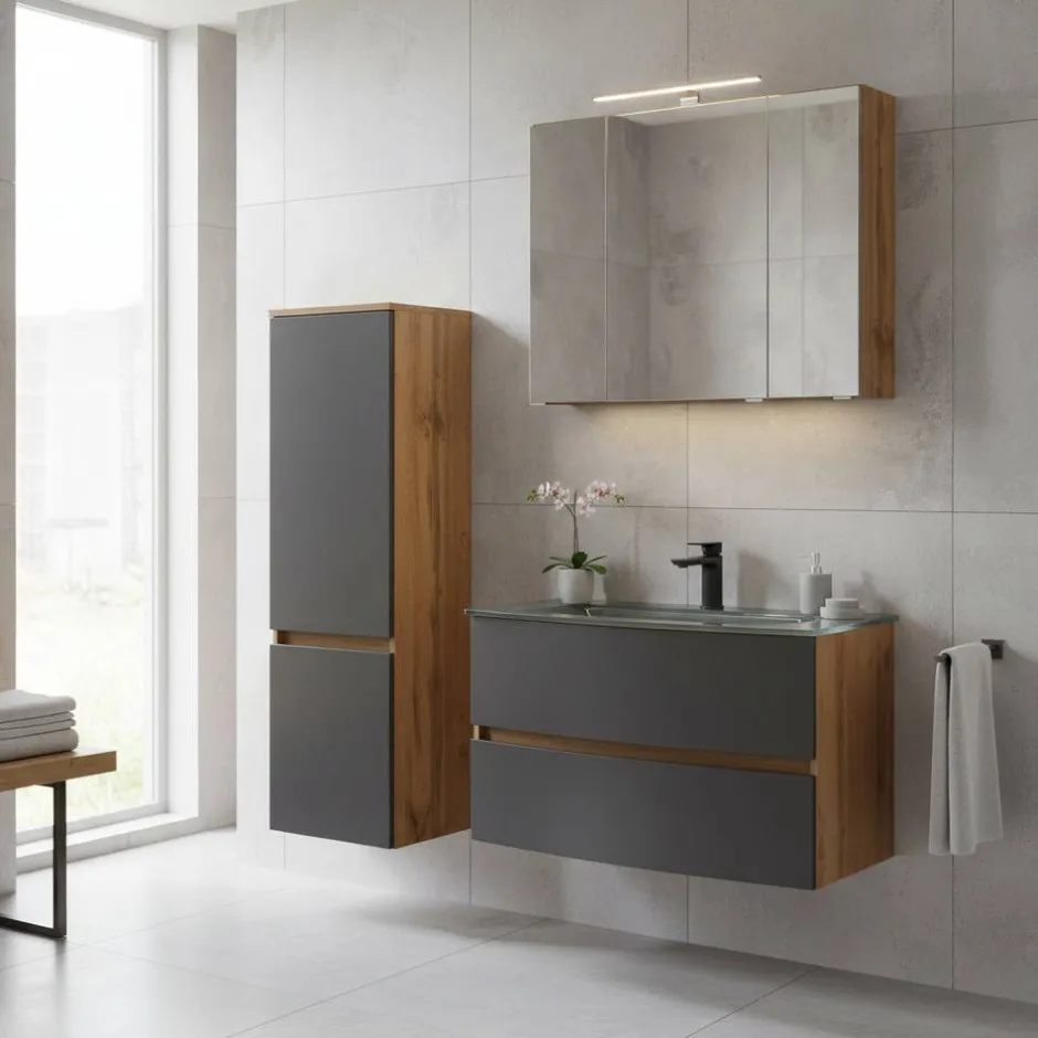 Badmöbel Sets*Pharao24 Bad Kombi Vaharian