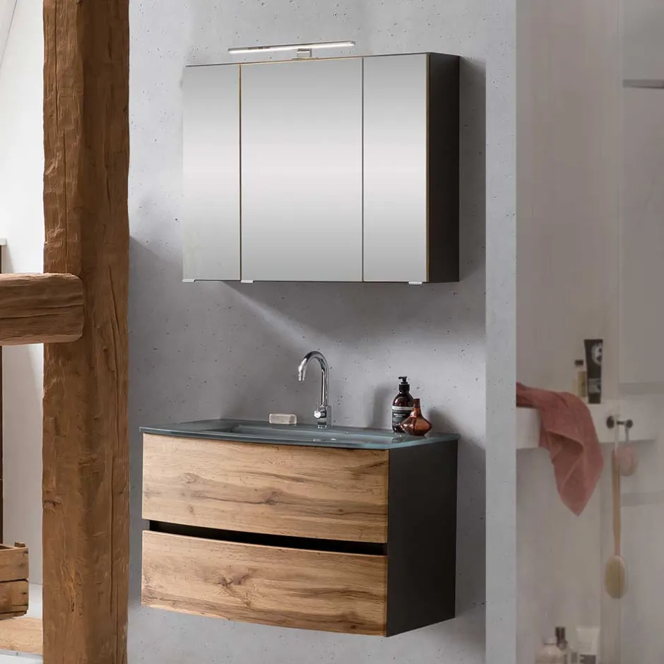 Badmöbel Sets*Pharao24 Bad Kombination Nerella