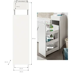 Badezimmerschränke|Bad Hochschränke*Pharao24 Bad Nischenschrank Zegrada