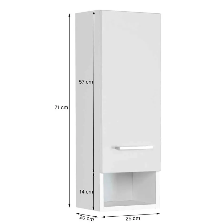 Badezimmerschränke|Bad Hängeschränke*Pharao24 Bad Oberschrank Mosiana