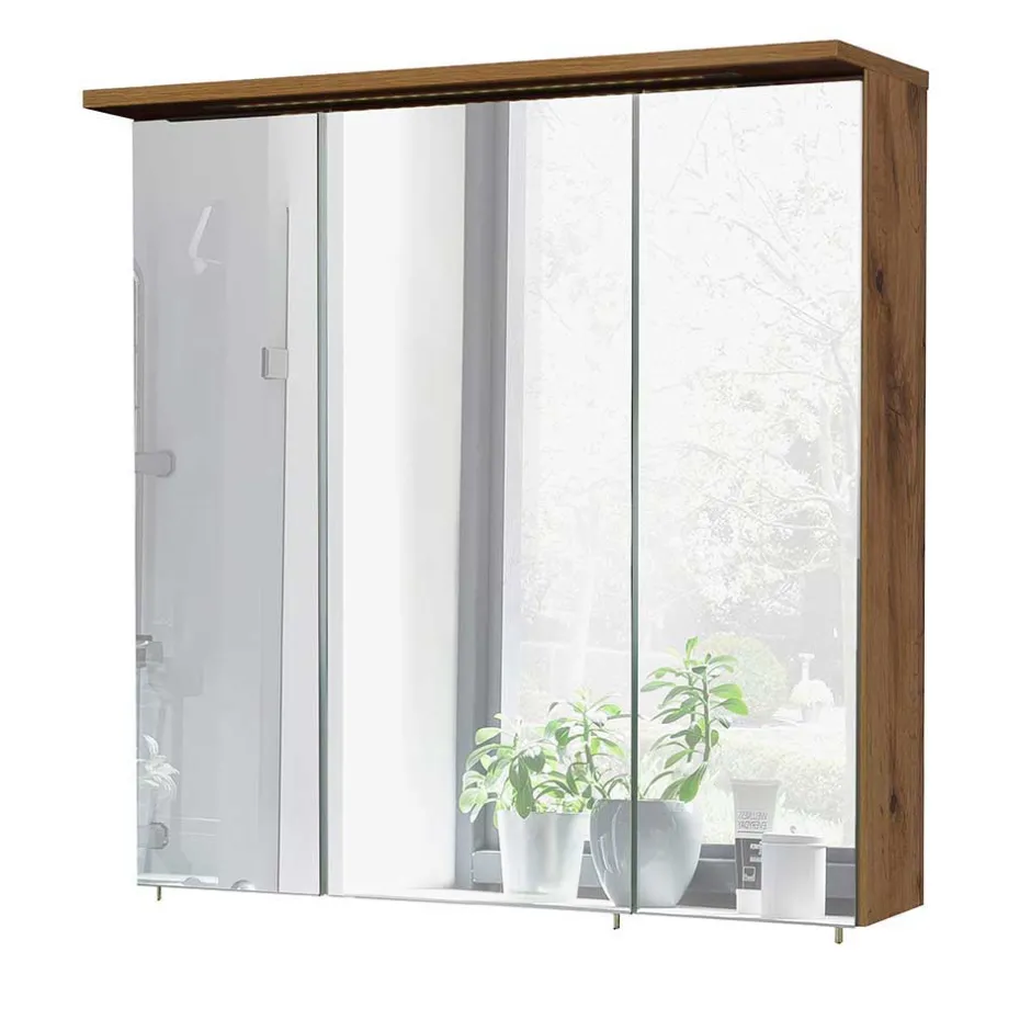 Badezimmerschränke|Spiegelschränke*Pharao24 Bad Spiegelschrank Duella