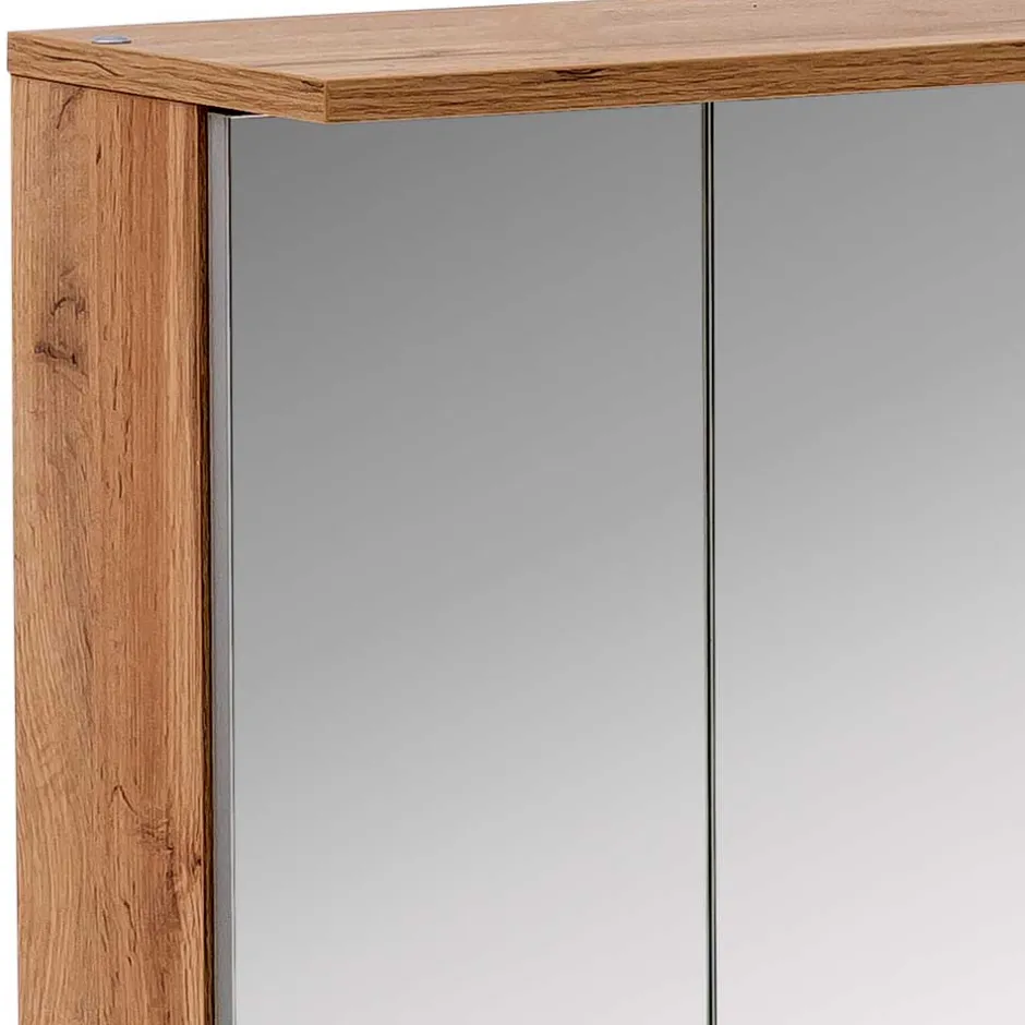 Pharao24 Bad Spiegelschrank Kriston> Badezimmerschränke|Bad Hängeschränke