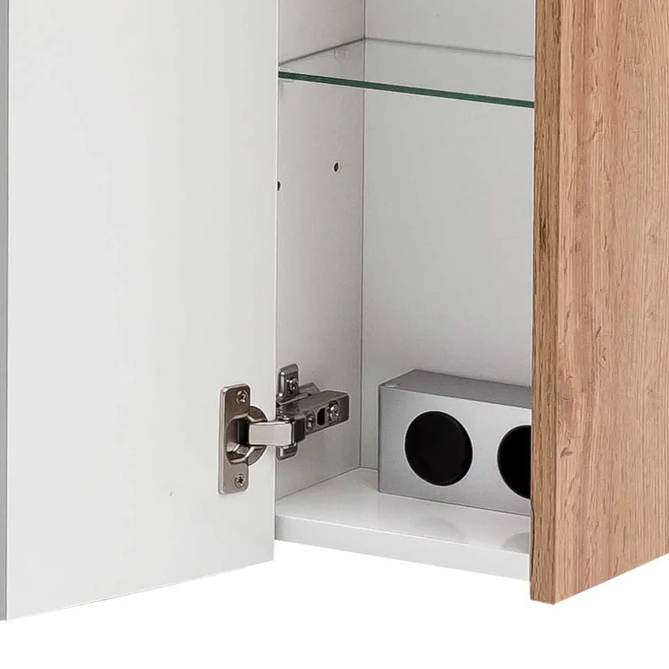 Pharao24 Bad Spiegelschrank Kriston> Badezimmerschränke|Bad Hängeschränke