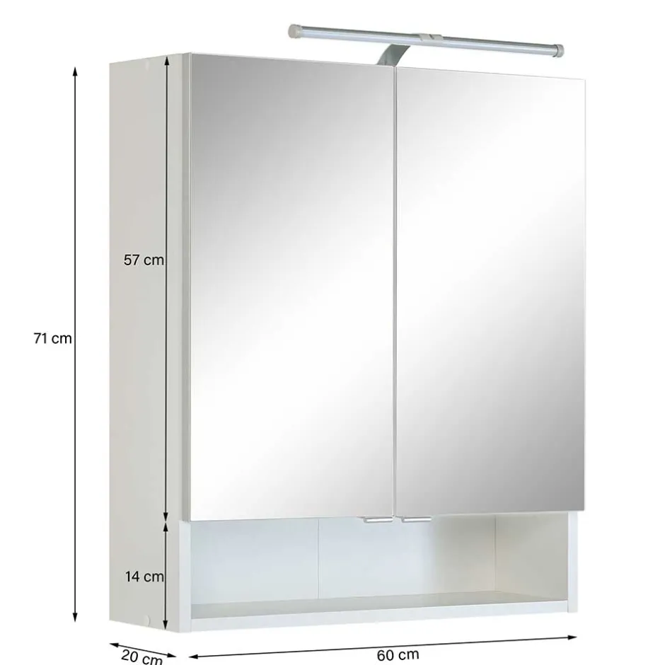 Spiegelschränke*Pharao24 Bad Spiegelschrank Vadoria