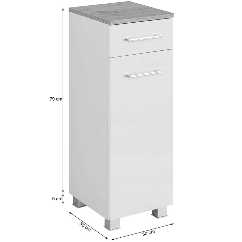 Bad Unterschränke*Pharao24 Badeunterschrank Vehina