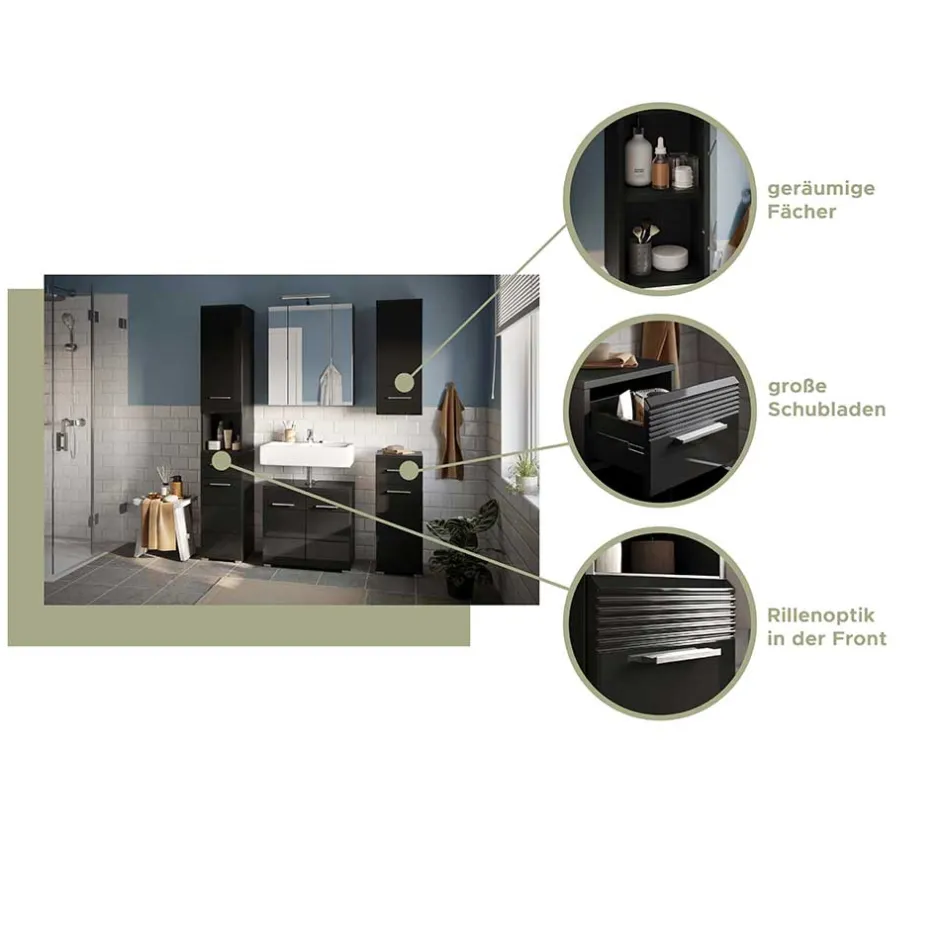 Pharao24 Badezimmer Einrichtung Reggio> Badmöbel Sets