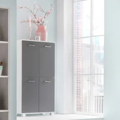 Pharao24 Badezimmer Highboard Rustina> Bad Hochschränke