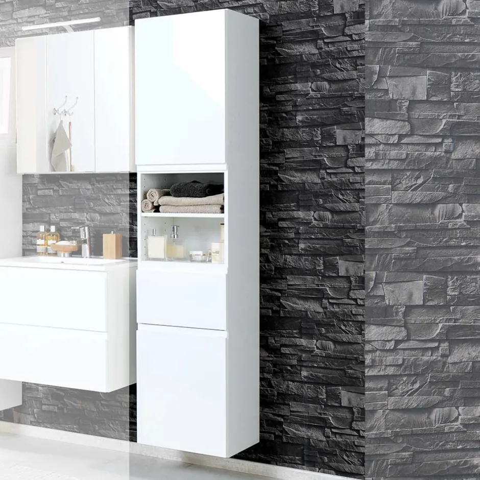 Bad Hochschränke*Pharao24 Badezimmer Hochschrank Lectrio