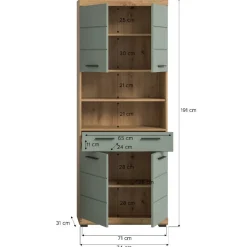 Badezimmerschränke|Bad Hochschränke*Pharao24 Badezimmer Hochschrank Martinez