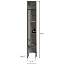 Pharao24 Badezimmer Hochschrank Please><noscript><img width=
