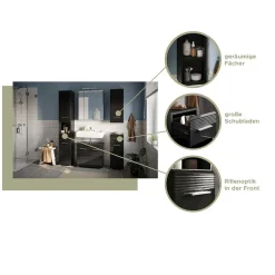 Bad Hochschränke*Pharao24 Badezimmer Hochschrank Reggio