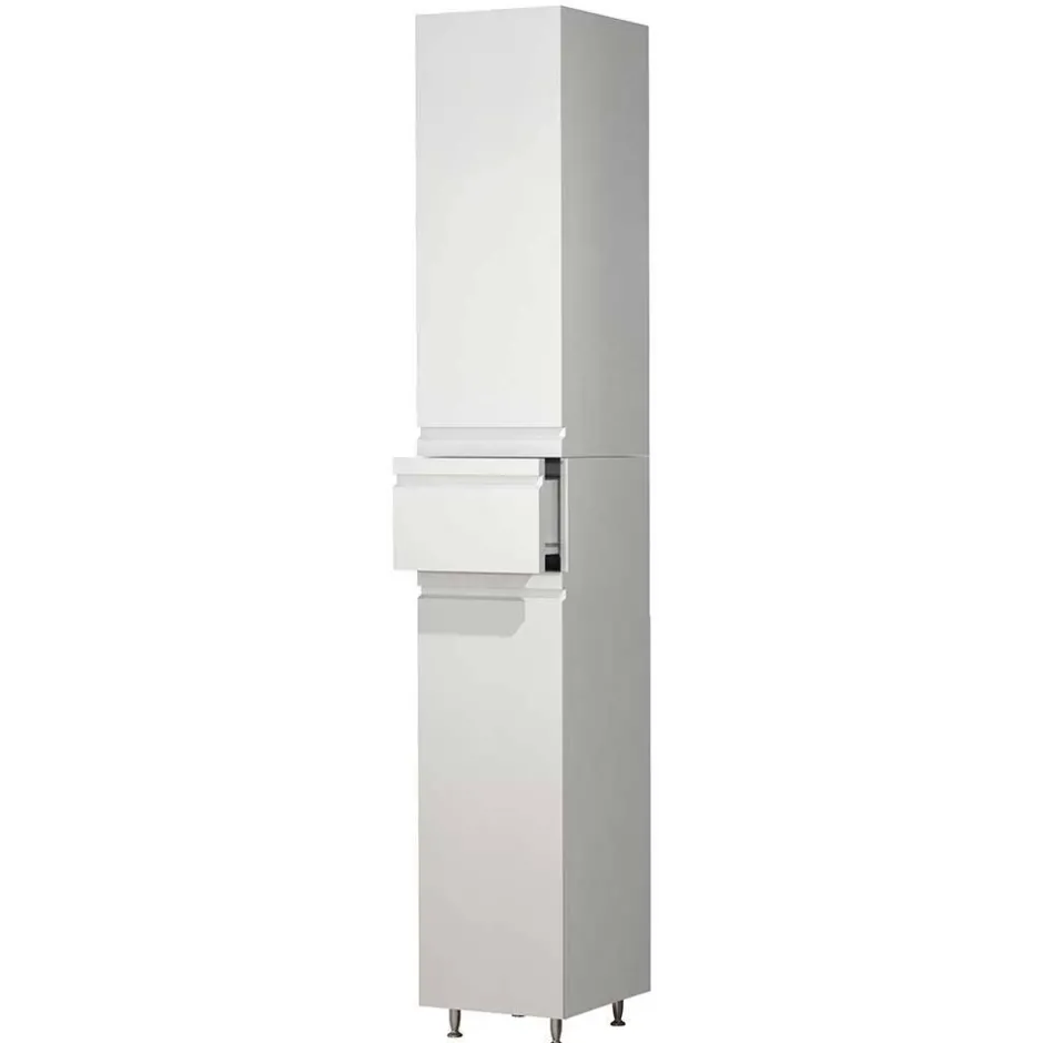 Pharao24 Badezimmer Hochschrank weiß Valtte> Bad Hochschränke