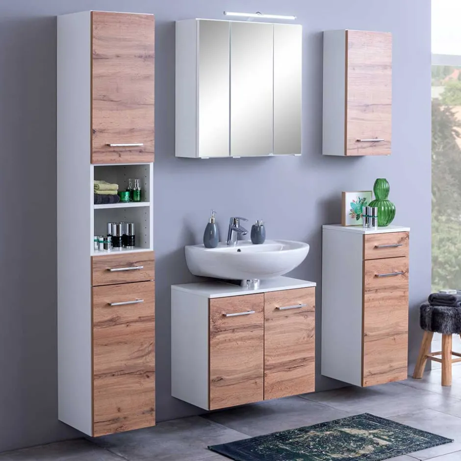 Badmöbel Sets*Pharao24 Badezimmer Komplett Möbel Set Shaton