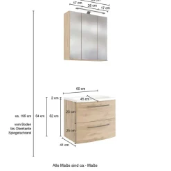 Badmöbel Sets*Pharao24 Badezimmer Möbelset Longos