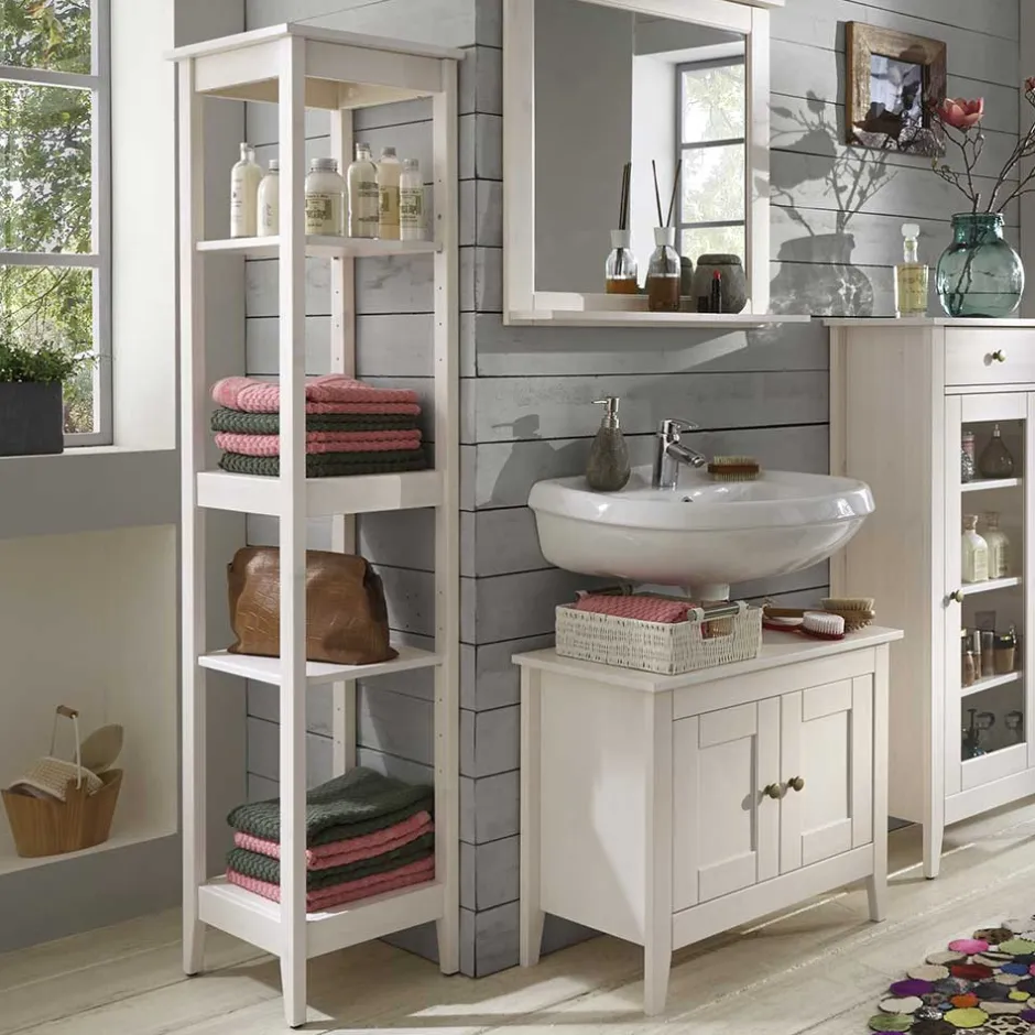 Pharao24 Badezimmer Regal Erreys> Badregale|Massivholzregale