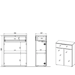 Bad Unterschränke*Pharao24 Badezimmer Schrank Classicana
