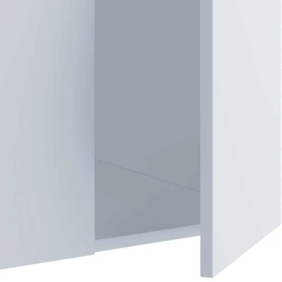 Pharao24 Badezimmer Schrank weiß Pseidoca> Waschbeckenunterschränke|Bad Unterschränke