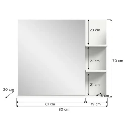 Pharao24 Badezimmer Spiegel Liss><noscript><img width=