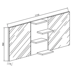 Wandspiegel|Schlafzimmerspiegel*Pharao24 Badezimmer Spiegel modern Larosca