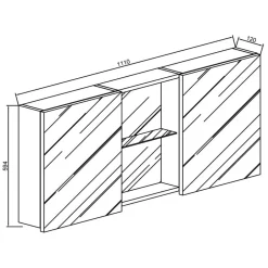 Pharao24 Badezimmer Spiegelschrank Eccion><noscript><img width=