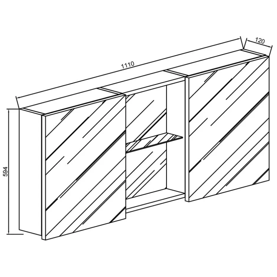 Pharao24 Badezimmer Spiegelschrank Eccion> Badezimmerschränke|Spiegelschränke