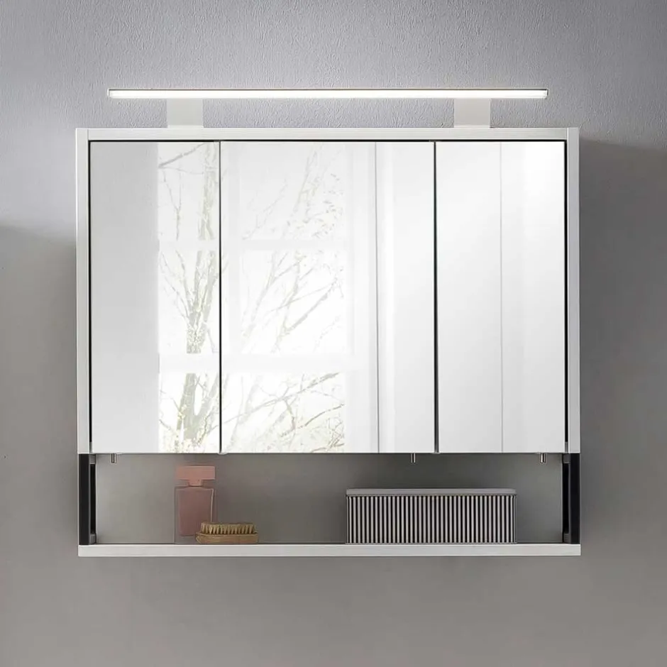 Pharao24 Badezimmer Spiegelschrank Kirnas> Spiegelschränke