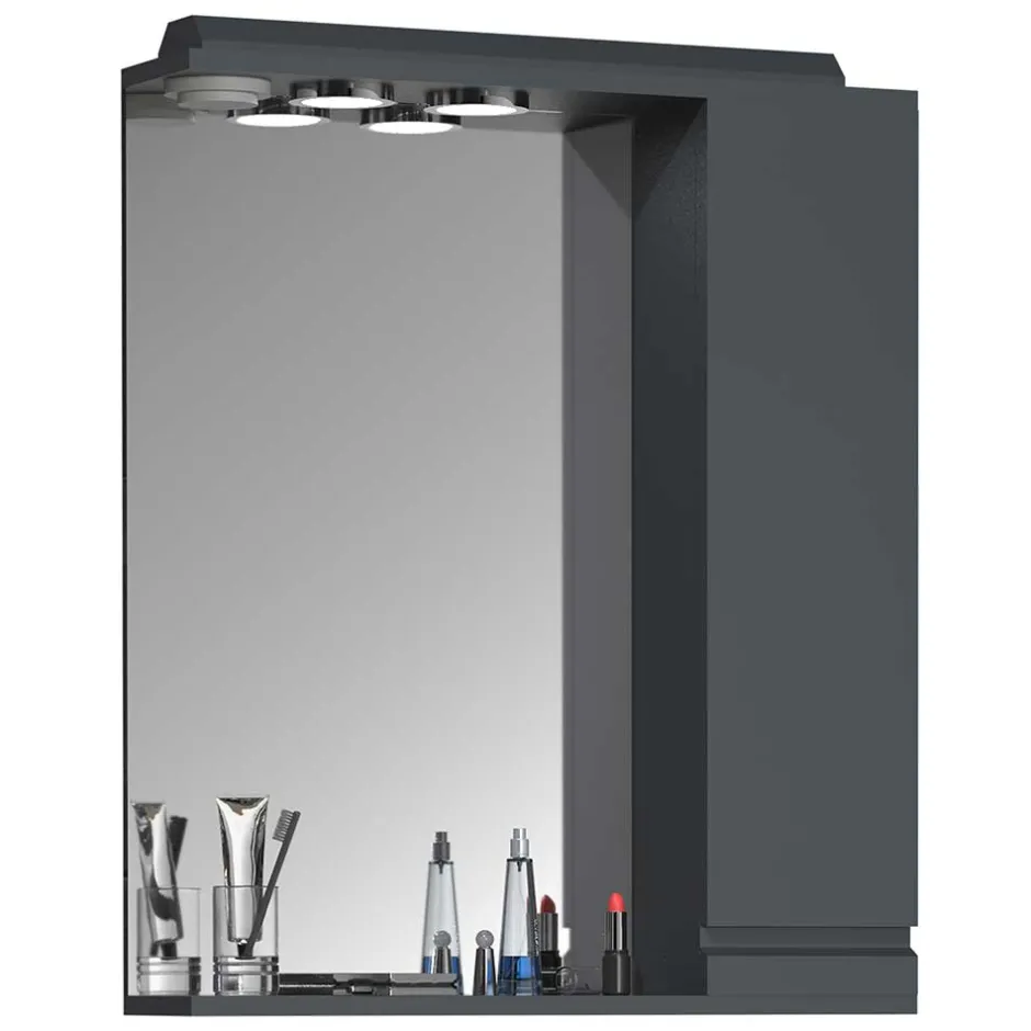 Pharao24 Badezimmer Spiegelschrank modern Fabolie> Badezimmerschränke|Spiegelschränke