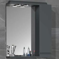 Pharao24 Badezimmer Spiegelschrank modern Fabolie> Badezimmerschränke|Spiegelschränke