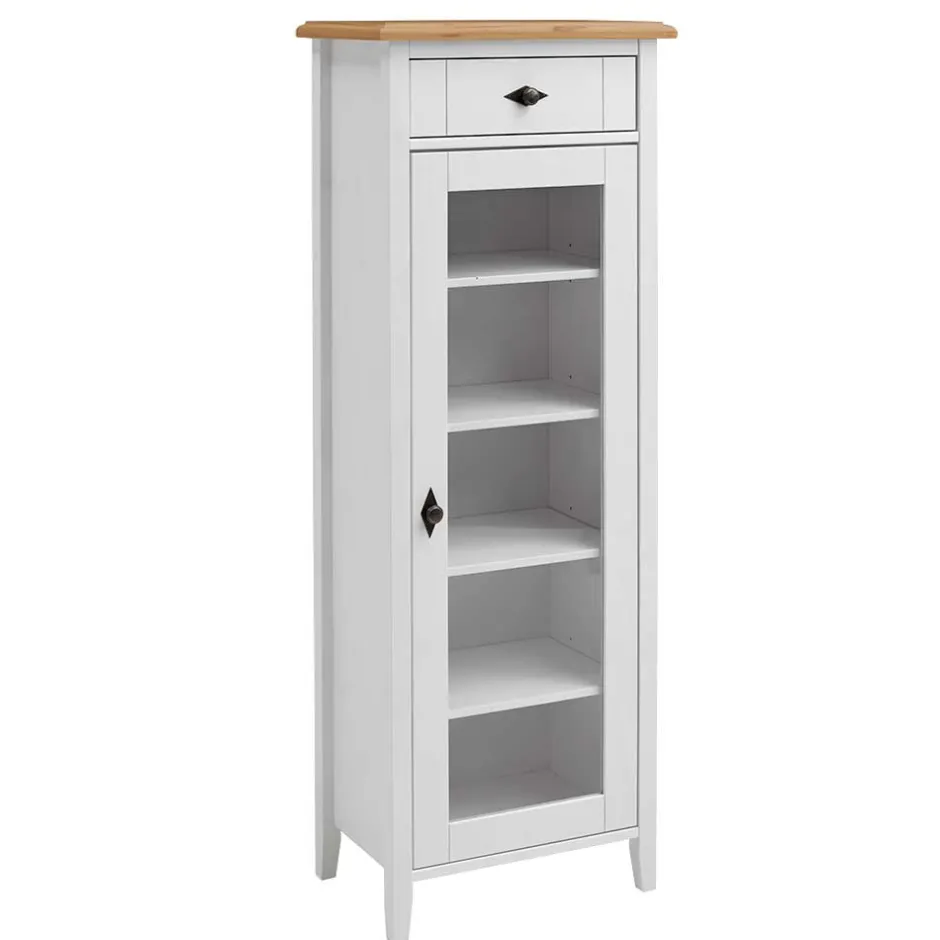 Wohnzimmerschrank|Massivholz Schränke*Pharao24 Badezimmer Vitrine Constanta