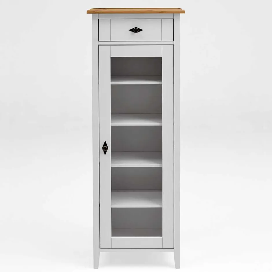 Wohnzimmerschrank|Massivholz Schränke*Pharao24 Badezimmer Vitrine Constanta