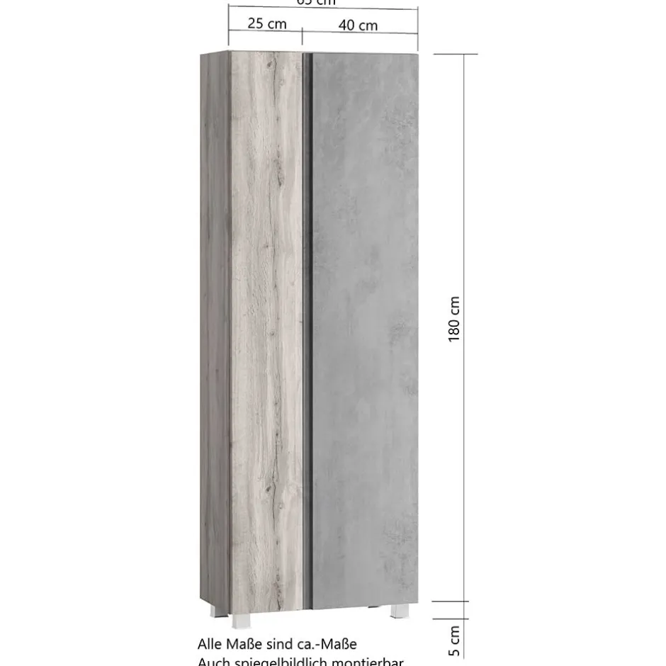 Bad Hochschränke*Pharao24 Badezimmerhochschrank Fregato