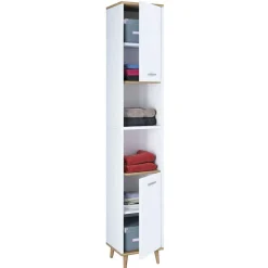 Badezimmerschränke|Bad Hochschränke*Pharao24 Badezimmerhochschrank Kanmura