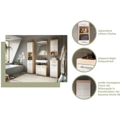 Pharao24 Badezimmerhochschrank Kwesina><noscript><img width=