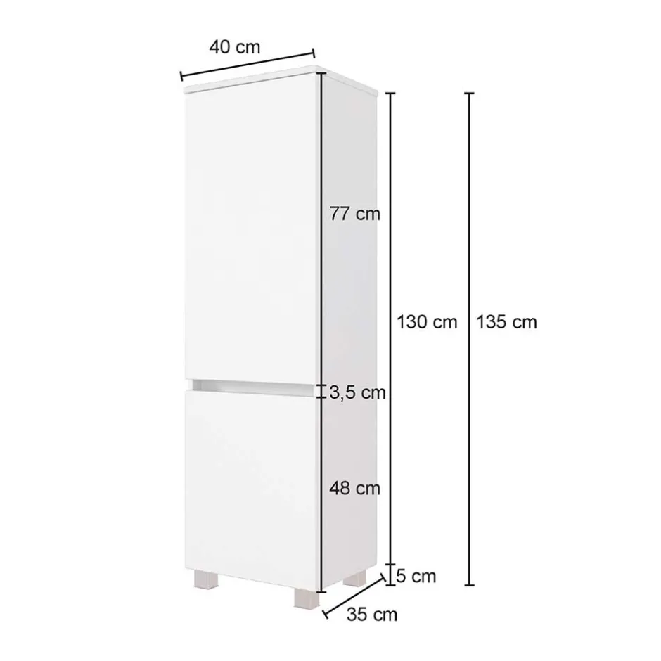 Badezimmerschränke|Bad Hochschränke*Pharao24 Badezimmerhochschrank Vimmos