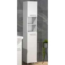 Pharao24 Badezimmerhochschrank weiß Pididos> Badezimmerschränke|Bad Hochschränke