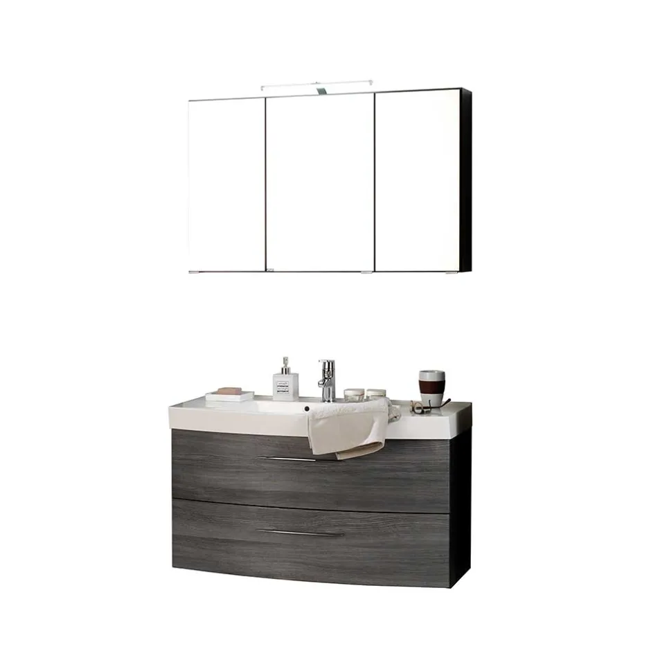 Badmöbel Sets*Pharao24 Badezimmermöbel Set Blacingos