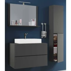Pharao24 Badezimmermöbel Set hängend Kanmura> Badmöbel Sets
