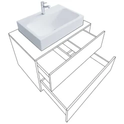 Pharao24 Badezimmermöbelset zweifarbig Socotta><noscript><img width=