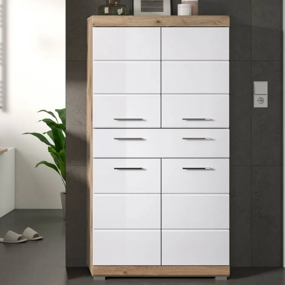 Bad Hochschränke*Pharao24 Badezimmermidischrank Silba