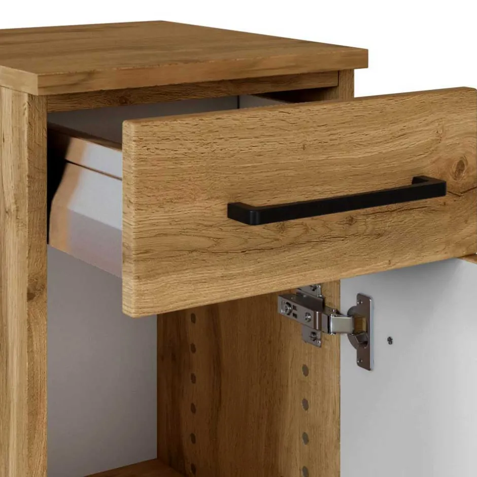 Pharao24 Badezimmerschrank schmal Longos> Badezimmerschränke|Bad Unterschränke