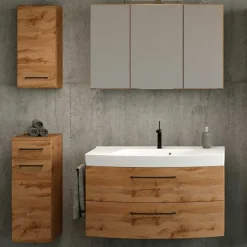 Pharao24 Badezimmerschrank schmal Longos><noscript><img width=