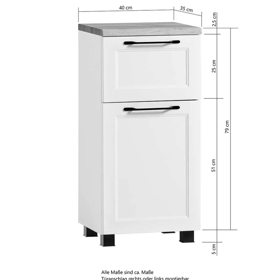 Pharao24 Badezimmerschränkchen Matss> Bad Unterschränke