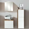 Badmöbel Sets*Pharao24 Badezimmerset mit Spiegelschrank Lactona