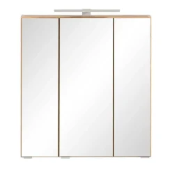 Badmöbel Sets*Pharao24 Badezimmerset mit Spiegelschrank Lactona