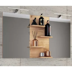 Pharao24 Badezimmerspiegel mit Ablagen Fanan> Wandspiegel|Schlafzimmerspiegel