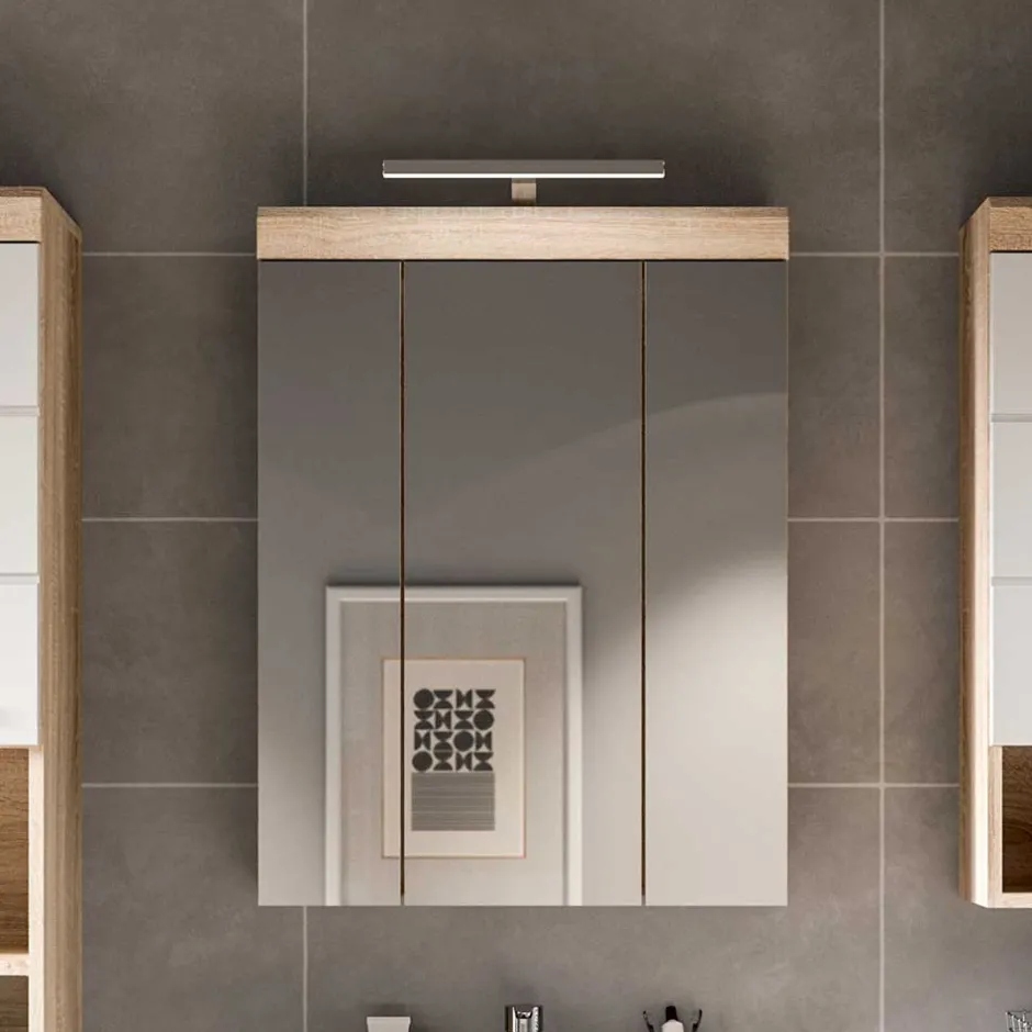 Pharao24 Badezimmerspiegelschrank Kwesina> Spiegelschränke