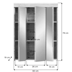 Pharao24 Badezimmerspiegelschrank Kwesina><noscript><img width=