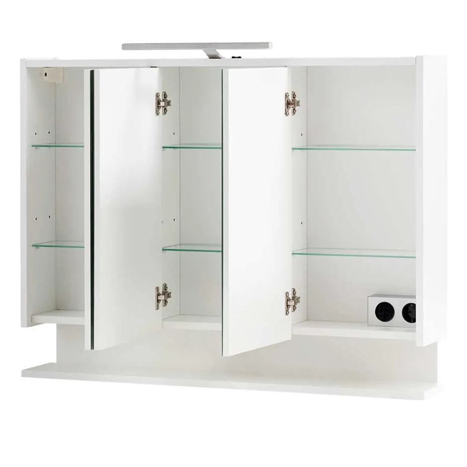 Pharao24 Badezimmerspiegelschrank Gannicera> Spiegelschränke|Badezimmerschränke