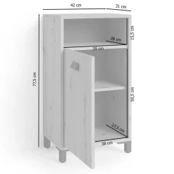 Badezimmerschränke|Bad Unterschränke*Pharao24 Badezimmerunterschrank Peetja