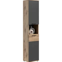 Badezimmerschränke|Bad Hochschränke*Pharao24 Badhochschrank Faneno